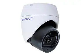 Cámara compacta Avigilon H5M con inteligencia artificial para seguridad comercial