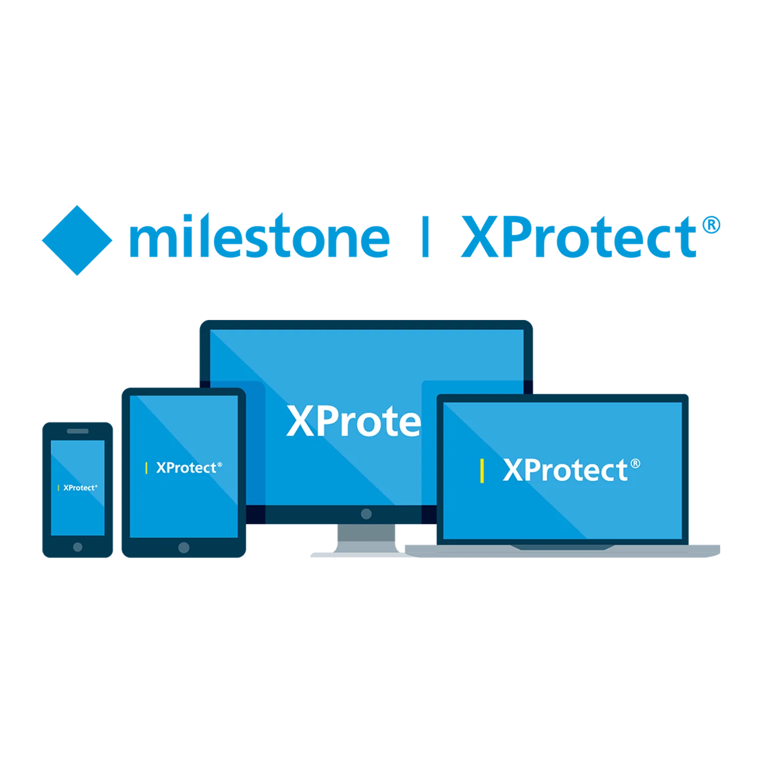 Interfaz de gestión de video XProtect de Milestone para monitoreo centralizado